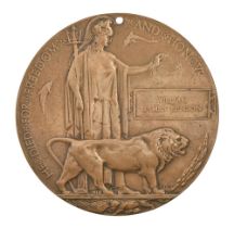 WWI memorial plaque, William James Benson   21737 Pte William James Benson of the 19th Battalion The