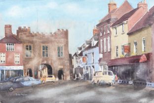 John Mellor, 20th / 21st c - Northgate, Bridgnorth; The Bridge, Bridgnorth, a pair, both signed,