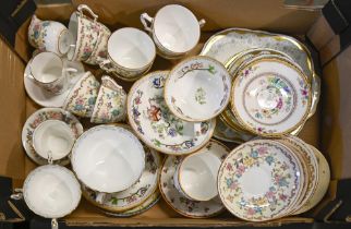 Miscellaneous ceramics, including Royal Staffordshire, Paragon and Worcester bone china teaware, etc