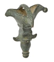 A Roman bronze amulet or pendant, 2nd Century AD, 58mm h Complete