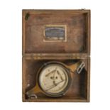 Scientific instrument. A brass miner's dial, Hedley's, John Davis & Son (Derby) Ltd, c1900, 17.5cm
