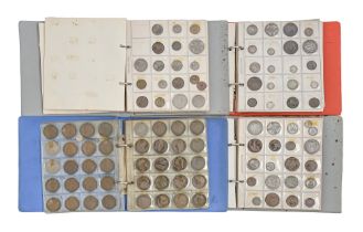 A collection of United Kingdom pre decimal coins, Victorian - mid 20th c, including silver (4 coin