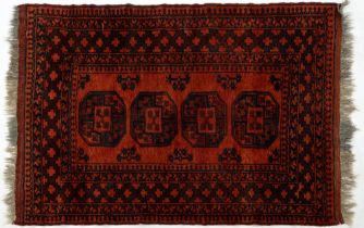 An Afghan Bokhara rug, 195 x 137cm