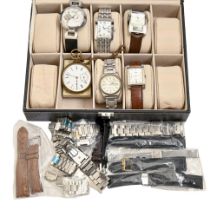 Miscellaneous Rotary, Lorus and other wristwatches and watch bracelets and straps, including