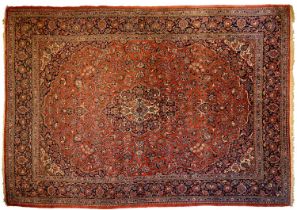An Isfahan rug, mid 20th c, 262 x 380cm Good condition