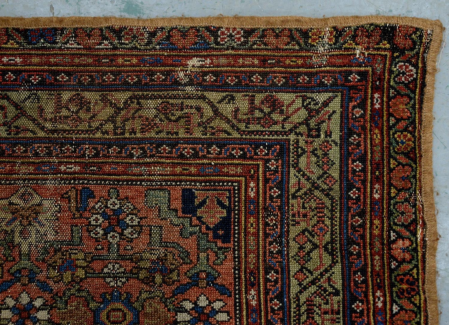 A Persian rug, 228 x 136cm and two runners, 294 x 102cm and smaller - Image 19 of 23