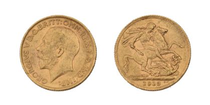 Gold coin. Sovereign 1913