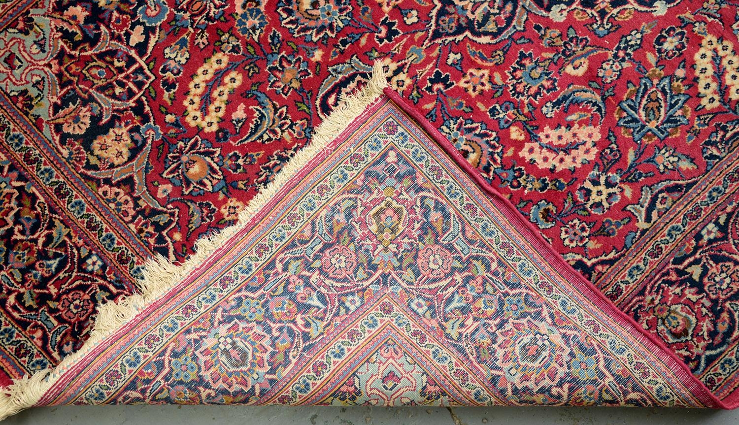 A Kashan rug, c1930, 130 x 210cm Good condition - Image 2 of 2