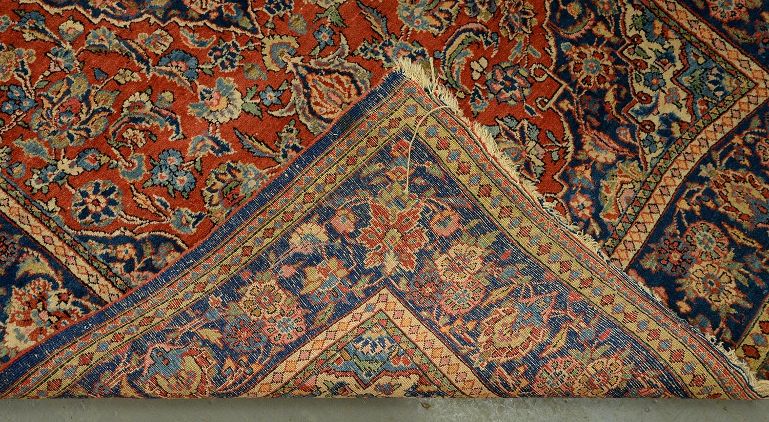 A Turkbaf rug, mid 20th c, 125 x 212cm Fair - good condition - Image 2 of 2