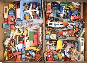 Miscellaneous Dinky toys and other die cast vehicles (2 boxes)