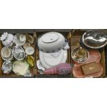 Miscellaneous ornamental and other pottery and porcelain, to include jelly moulds, 19th c and later,