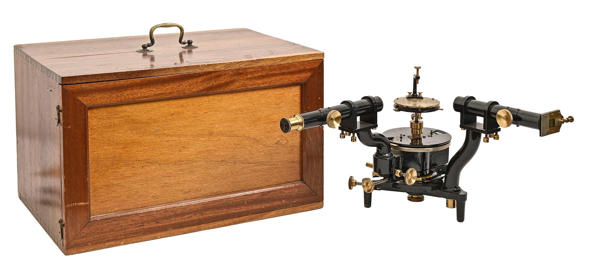 Scientific instruments. A spectrometer, Philip Harris Ltd Birmingham, second quarter 20th c, of - Image 2 of 2