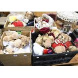 An extensive collection of Harrods and other, smaller, teddy bears