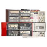 Postage stamps. An extensive collection of Great Britain presentation packs, two binders and two