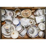 Miscellaneous ceramics, including Wedgwood and other tea ware, a Broadstairs Pottery vase, 30cm h, a