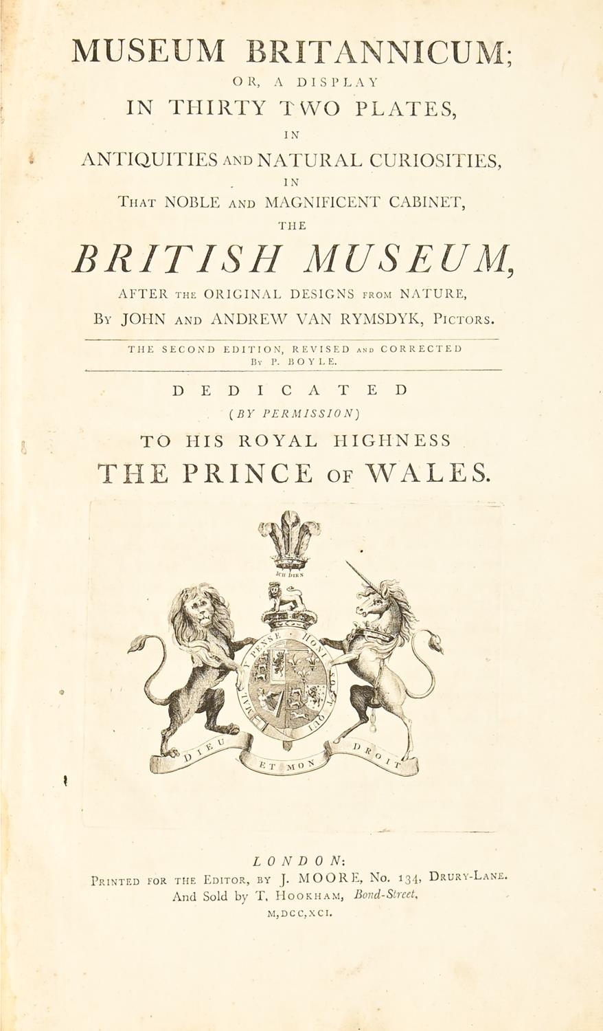 The Enlightenment. Rymsdyk (John & Andrew van) & Boyle (Peter, editor), Museum Britannicum; or, A - Image 2 of 2