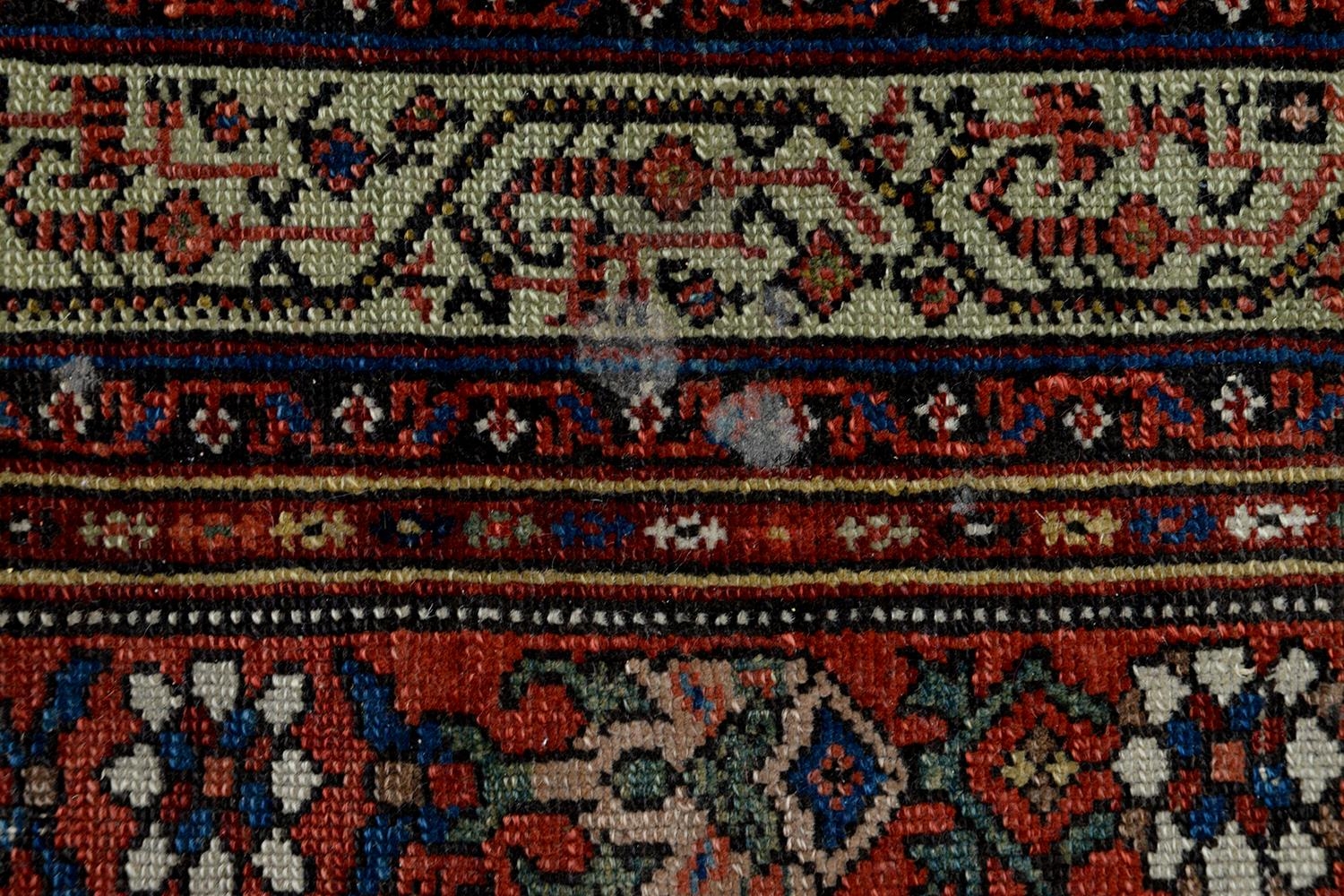 A Persian rug, 228 x 136cm and two runners, 294 x 102cm and smaller - Image 18 of 23