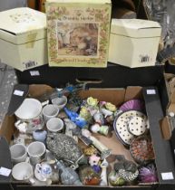 Miscellaneous Mack bone china and similar models of birds and Royal Crown Derby, Royal Doulton