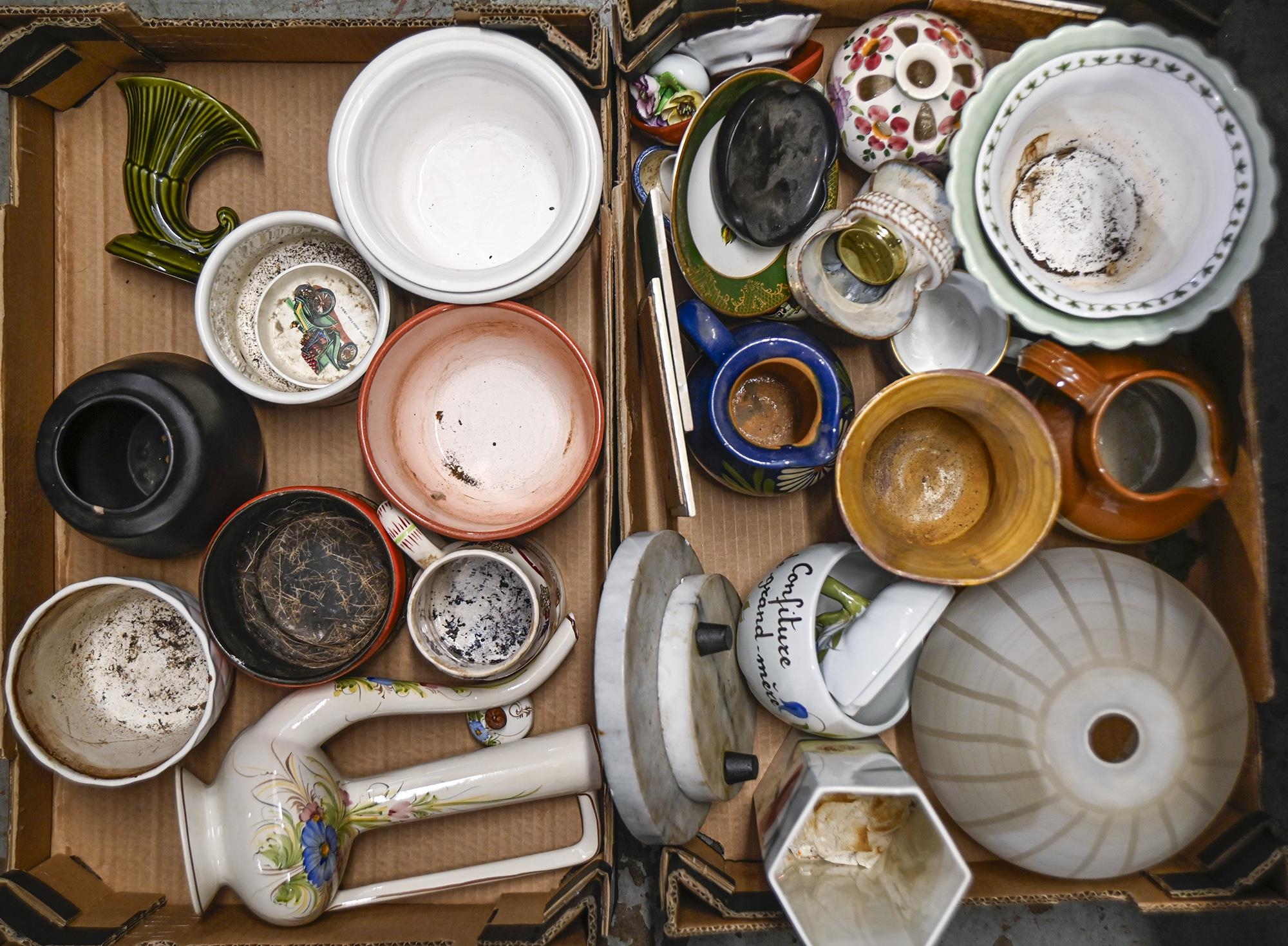 Miscellaneous ceramics, including Wedgwood and other tea ware, a Broadstairs Pottery vase, 30cm h, a - Image 2 of 3