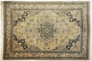 A Persian Kirman rug, 248 x 178cm