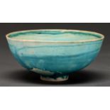 Studio ceramics. Edmund de Waal CBE (1964 - ) - Bowl, thrown and glazed porcelain, 12cm diam