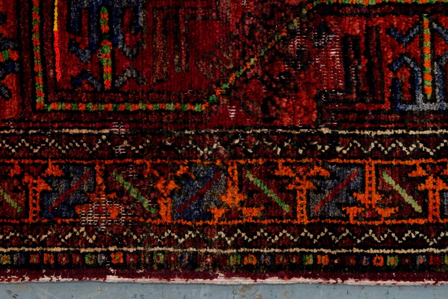 A Persian rug, 228 x 136cm and two runners, 294 x 102cm and smaller - Image 2 of 23