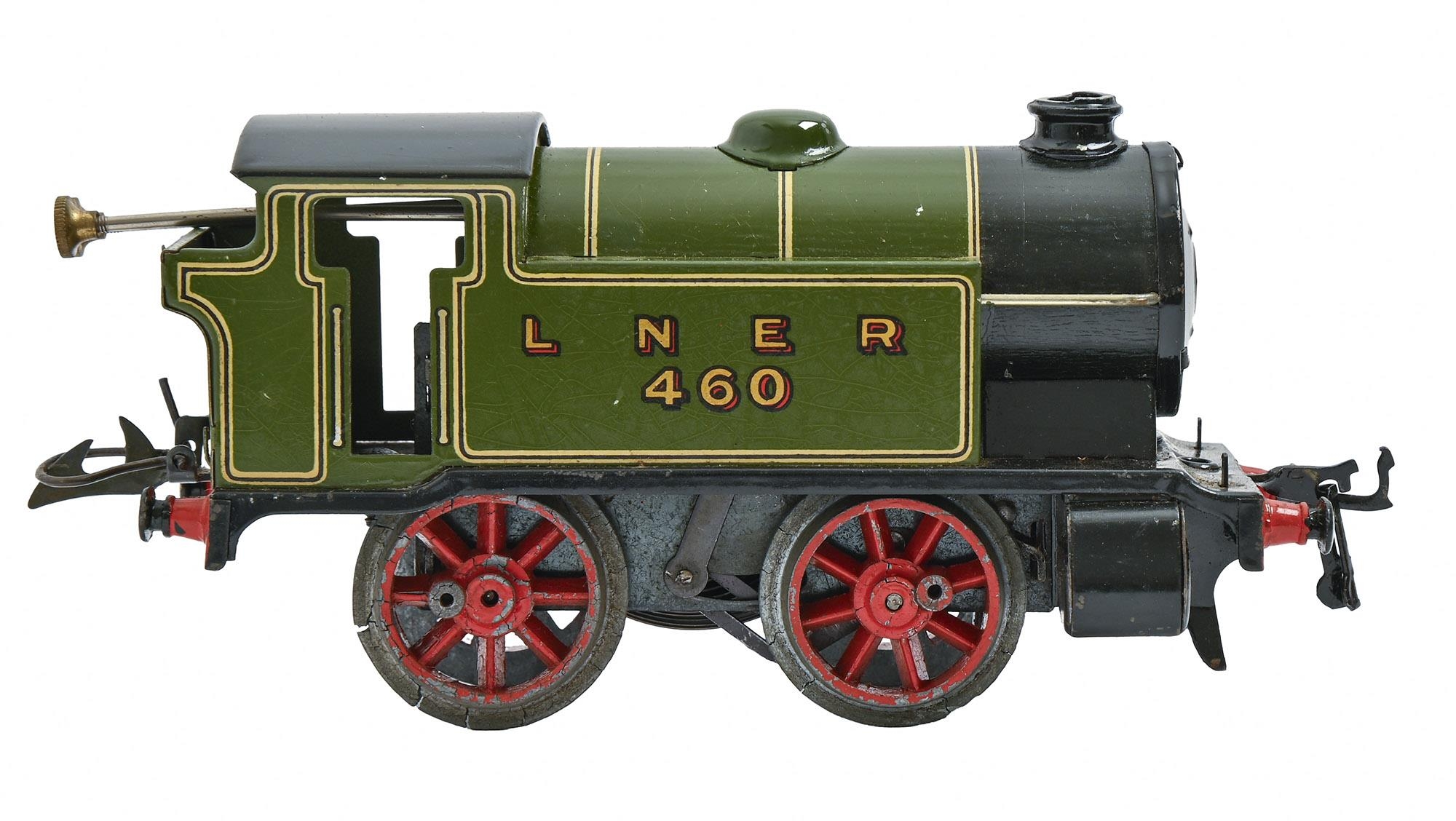 A Hornby O gauge clockwork M3 tank locomotive in unusually good condition, with green card label, - Image 2 of 3