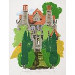 Paul Hogarth (1917-2001) - Garsington Manor, signed and titled in pencil, blind-stamped 38/150,