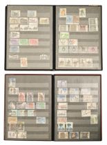 Postage stamps. Great Britain, a mint and used collection of GVI - EIIR, in two Ace stock books