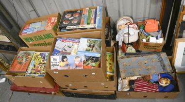 An extensive collection of board games, jigsaw puzzles, dolls, etc