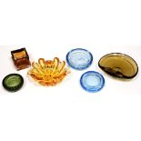 Miscellaneous glass, including ashtrays, one  Holmegaard
