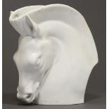 A Royal Worcester vase modelled as a horse's head, 28cm h