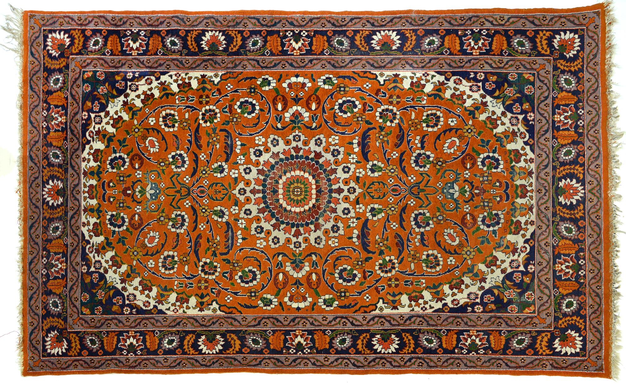 An Indian rug, 126 x 199cm