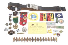 Scouts, a quantity of assorted old items.
