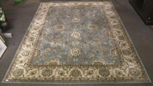 A Turkish Persian Crown Nourison carpet rug.