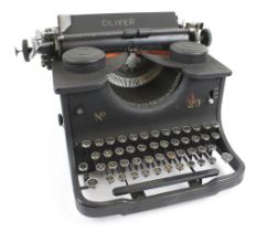 A 1930s vintage 'Oliver' manual typewriter. No.