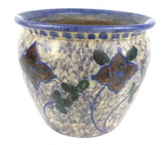 A 20th century stoneware pottery jardiniere.