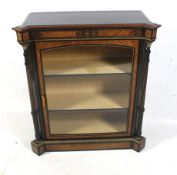 A Victorian Aesthetic Movement ebonised pier cabinet.