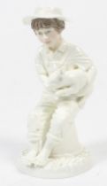 A Royal Worcester limited edition 'Pick of the litter' figure. No. 19/5000.