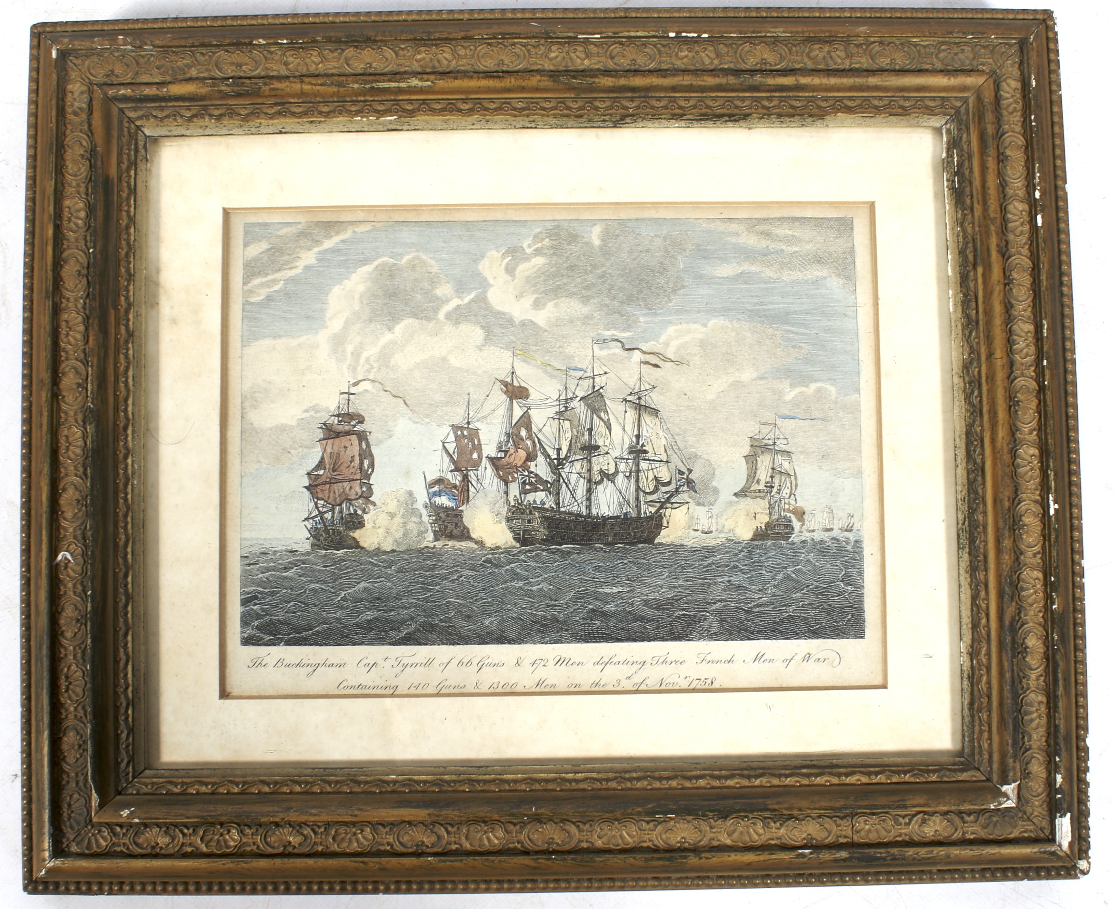 P C Canot after Richard Paton (1717-1791) Marine School, - Image 2 of 3