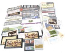 Collection of GB modern mint stamps.
