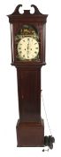 A 19th century Scottish eight day longcase clock.