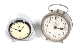 Two vintage clocks.