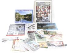 A collection of modern mint Isle of Man stamps.