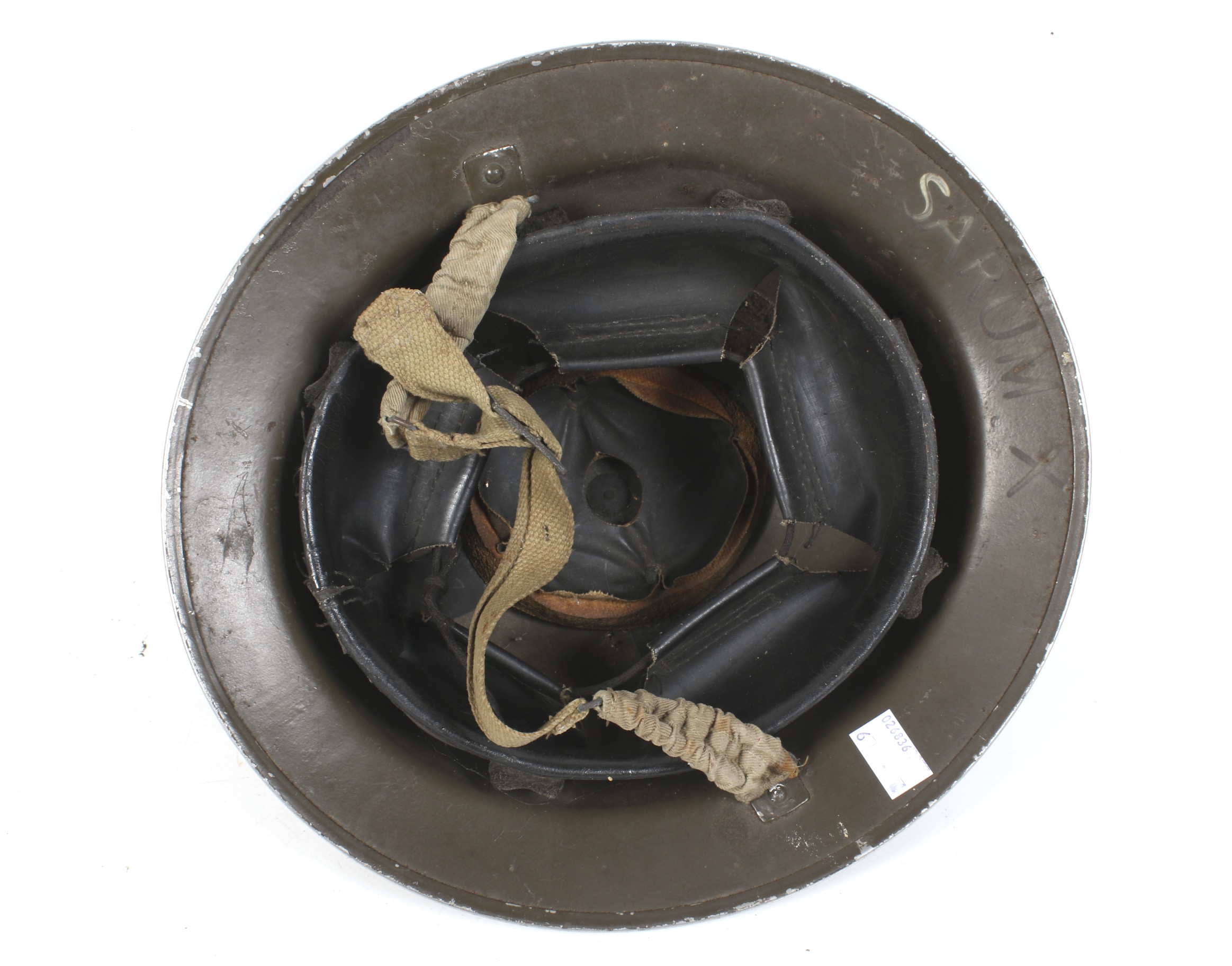 A WWII Civil Defence Helmet. - Image 3 of 3