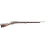 A circa 1920 St Etienne 11mm calibre bolt action rifle. Serial number 20568.