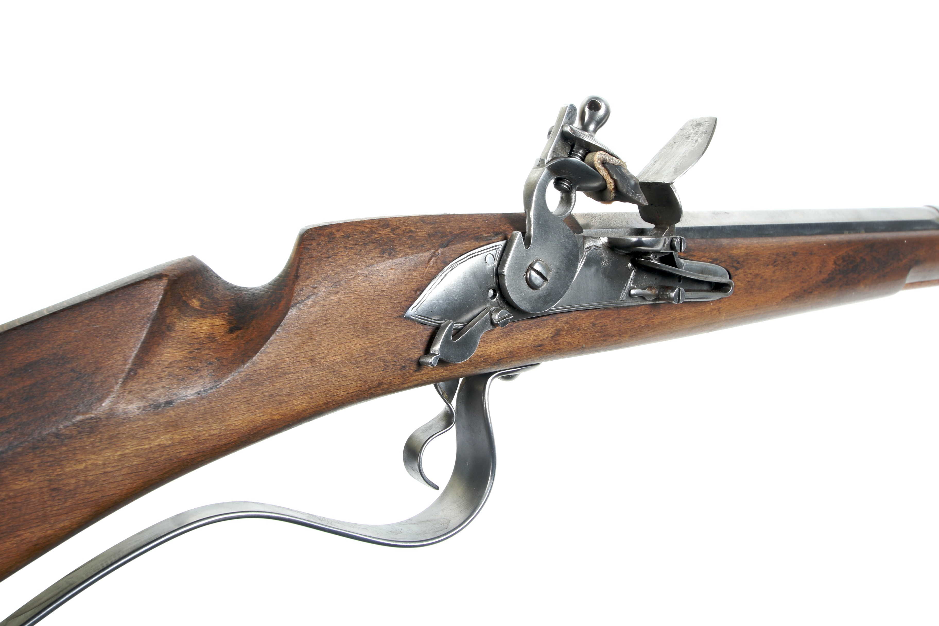 A shootable reproduction of a circa 1700 English lock muzzle loading musket. - Image 3 of 3