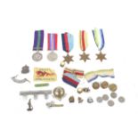 A WWII Royal Navy general service medal group.