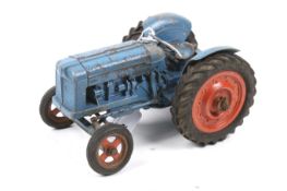 A Chad Valley diecast Fordson Major tractor. Unboxed, H8.