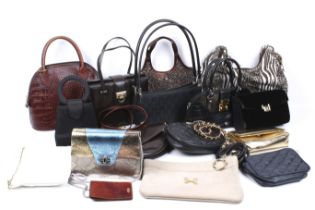 A collection of ladies 20th century and later handbags.